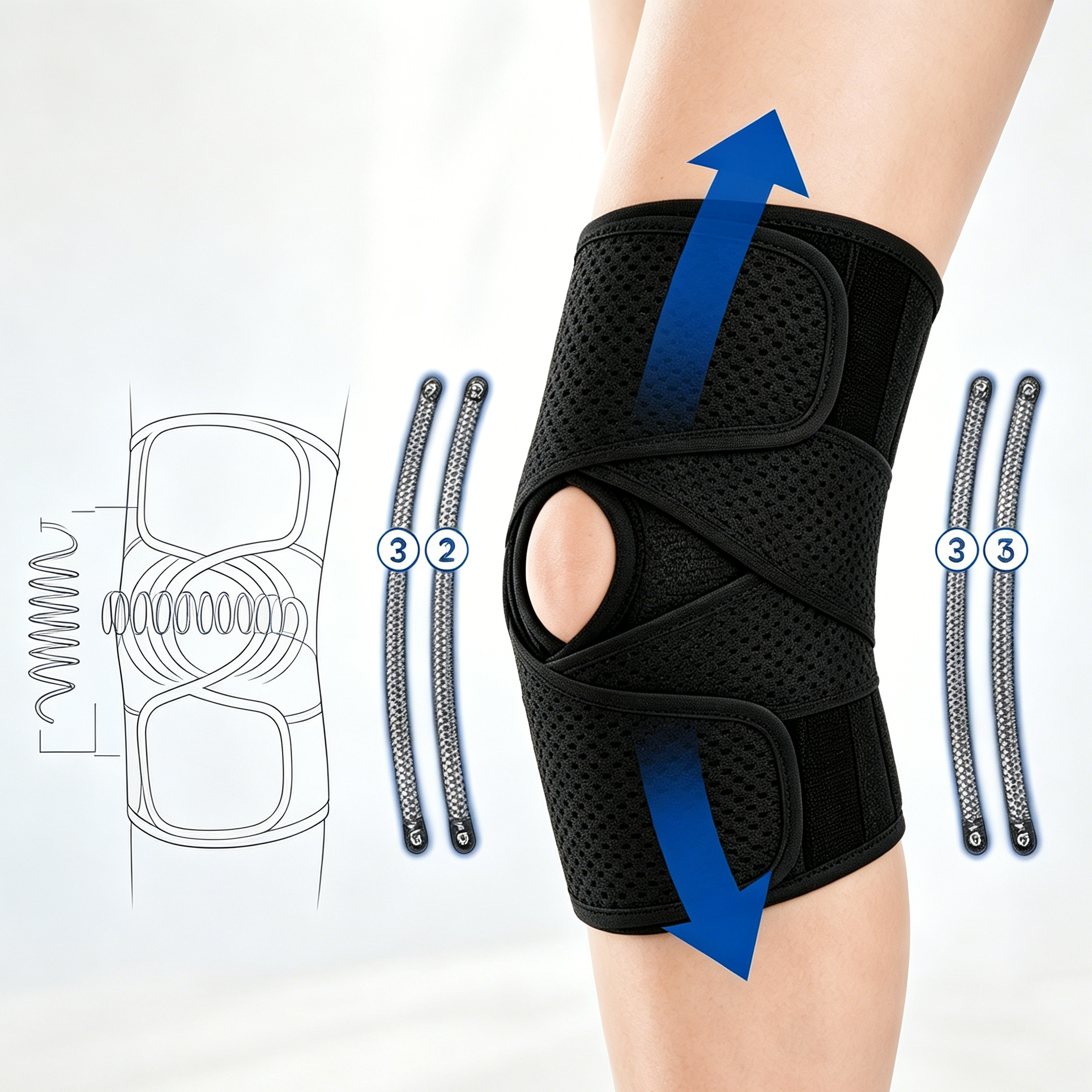 Sports knee brace