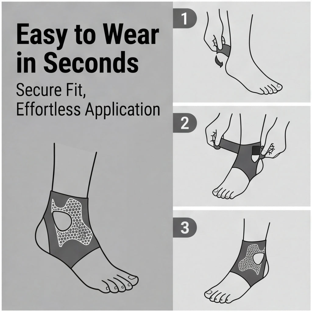 Heel support ankle brace