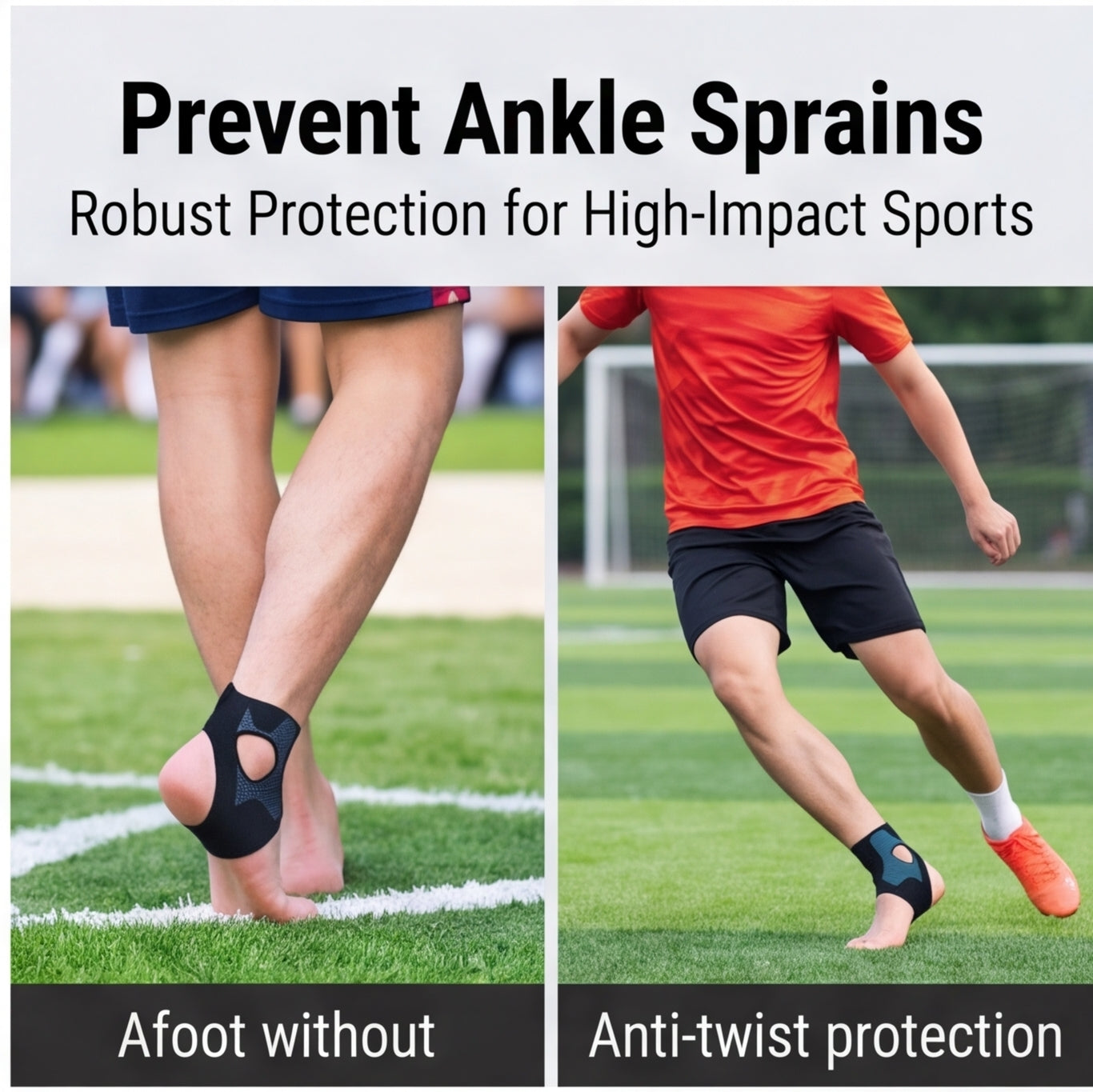 Heel support ankle brace