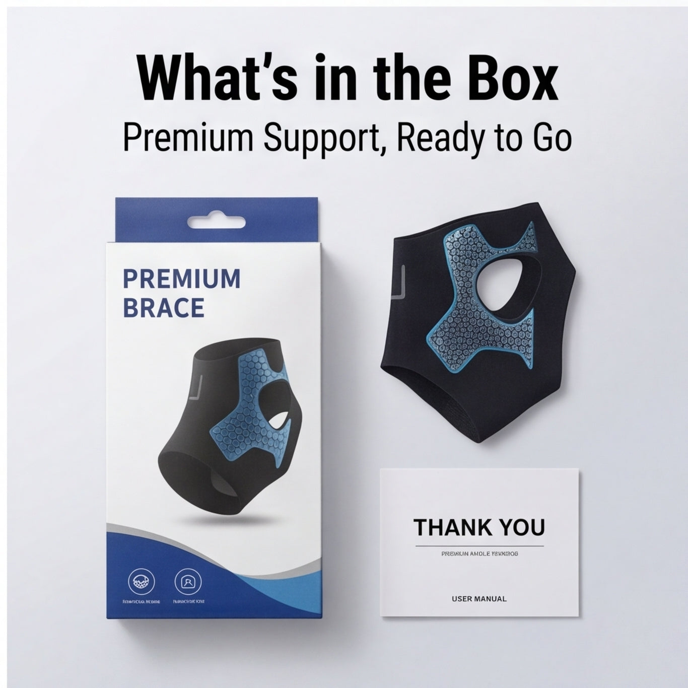 Heel support ankle brace