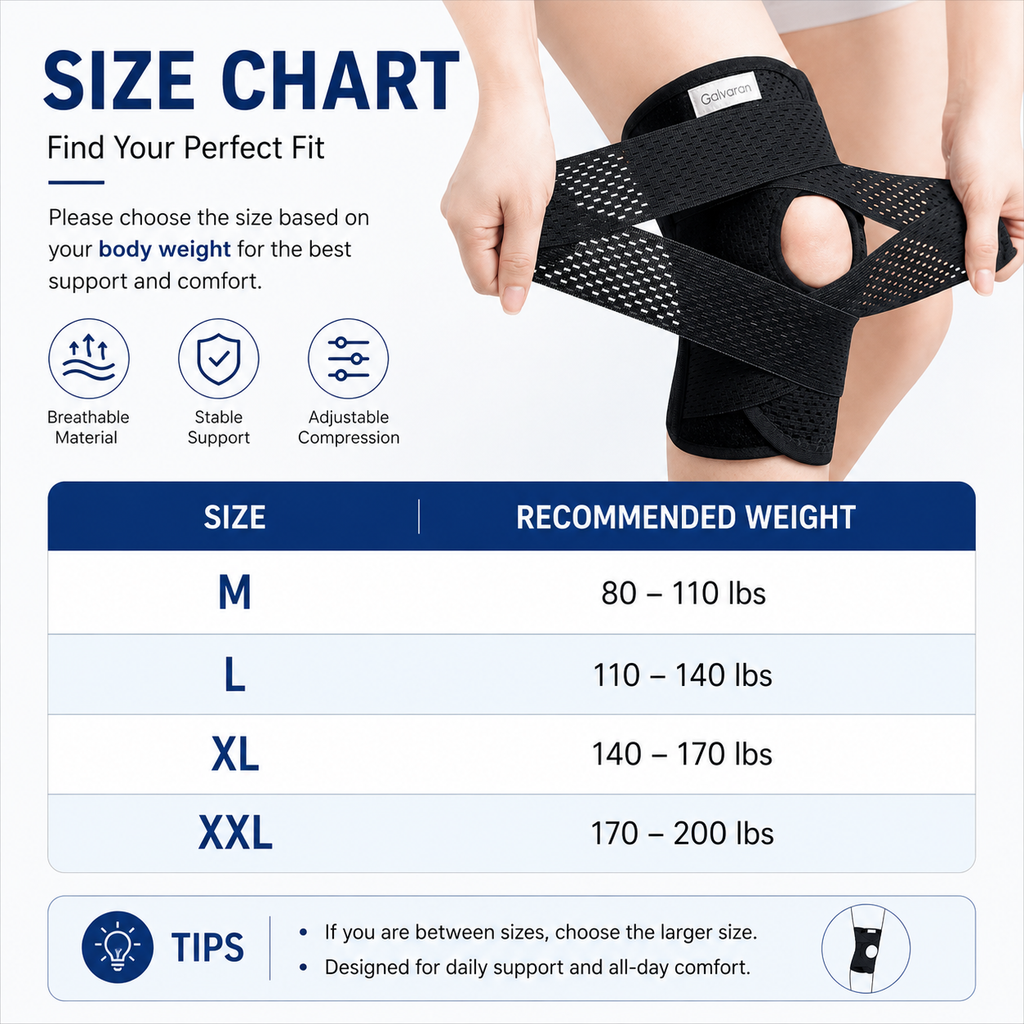 Sports Knee Brace (Dual-Strap)