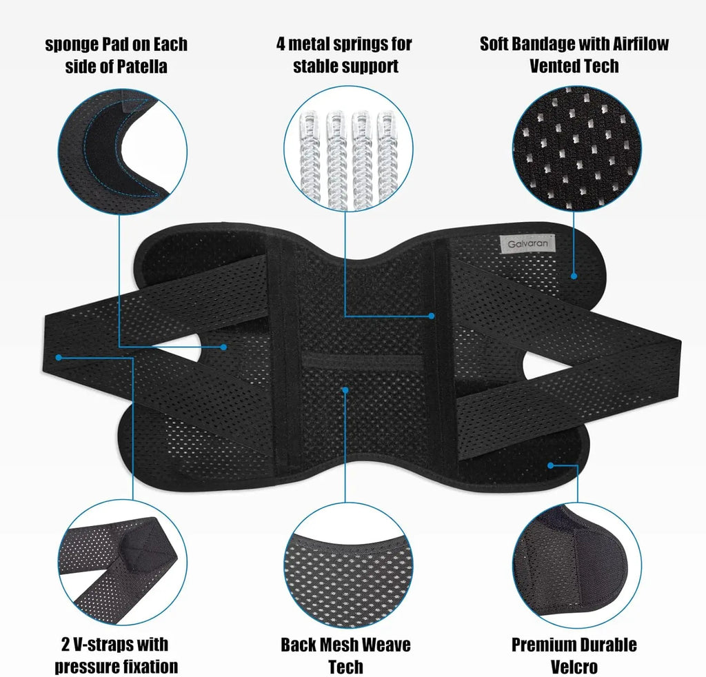 Sports Knee Brace (Dual-Strap)