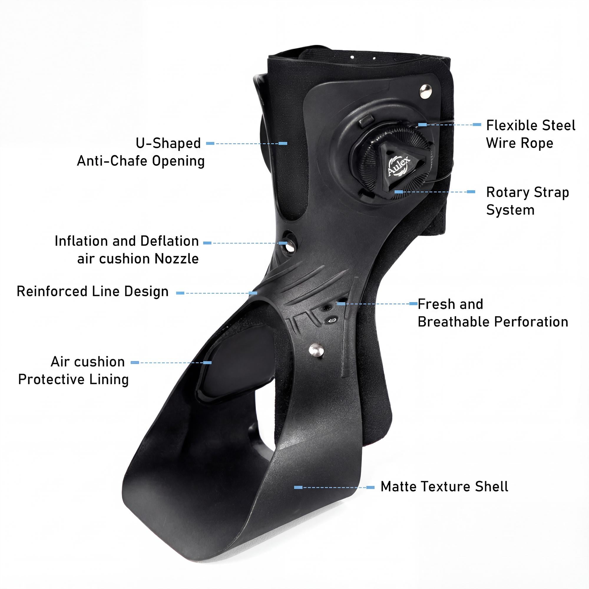 Knob Airbag Foot Support