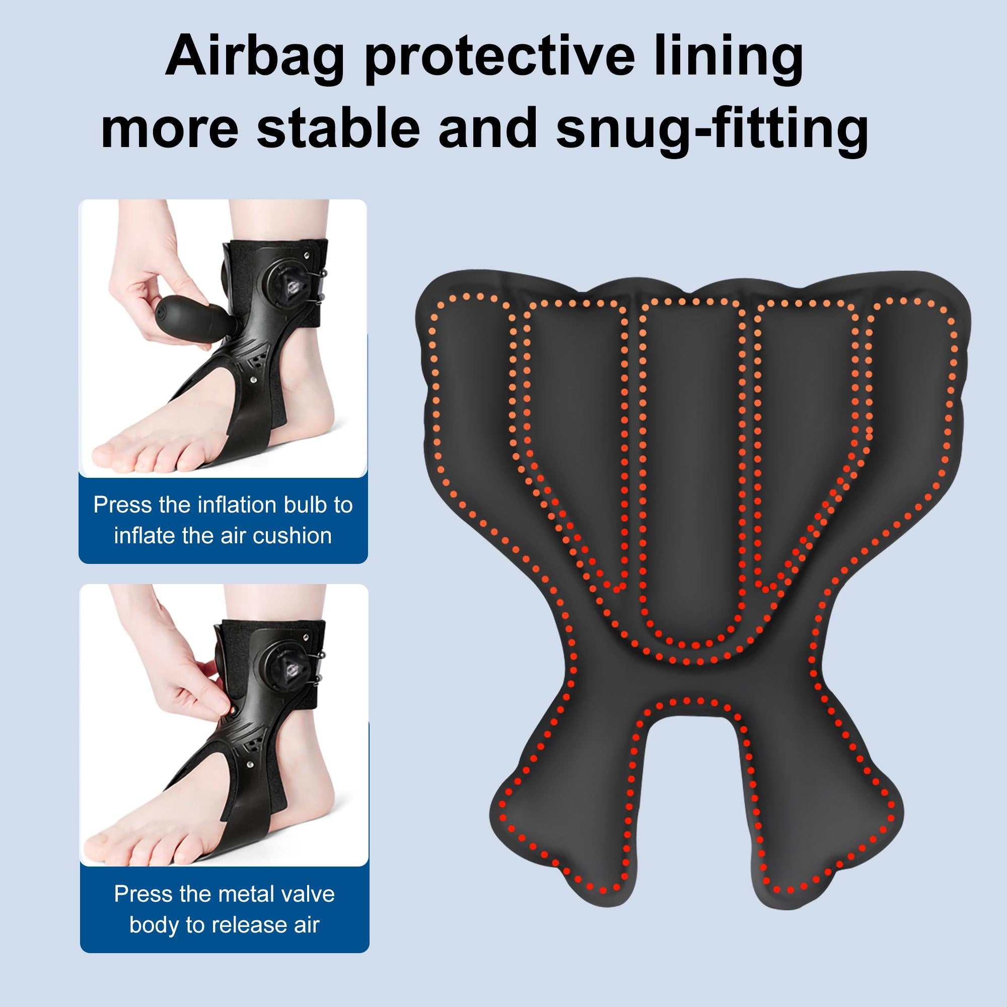Knob Airbag Foot Support