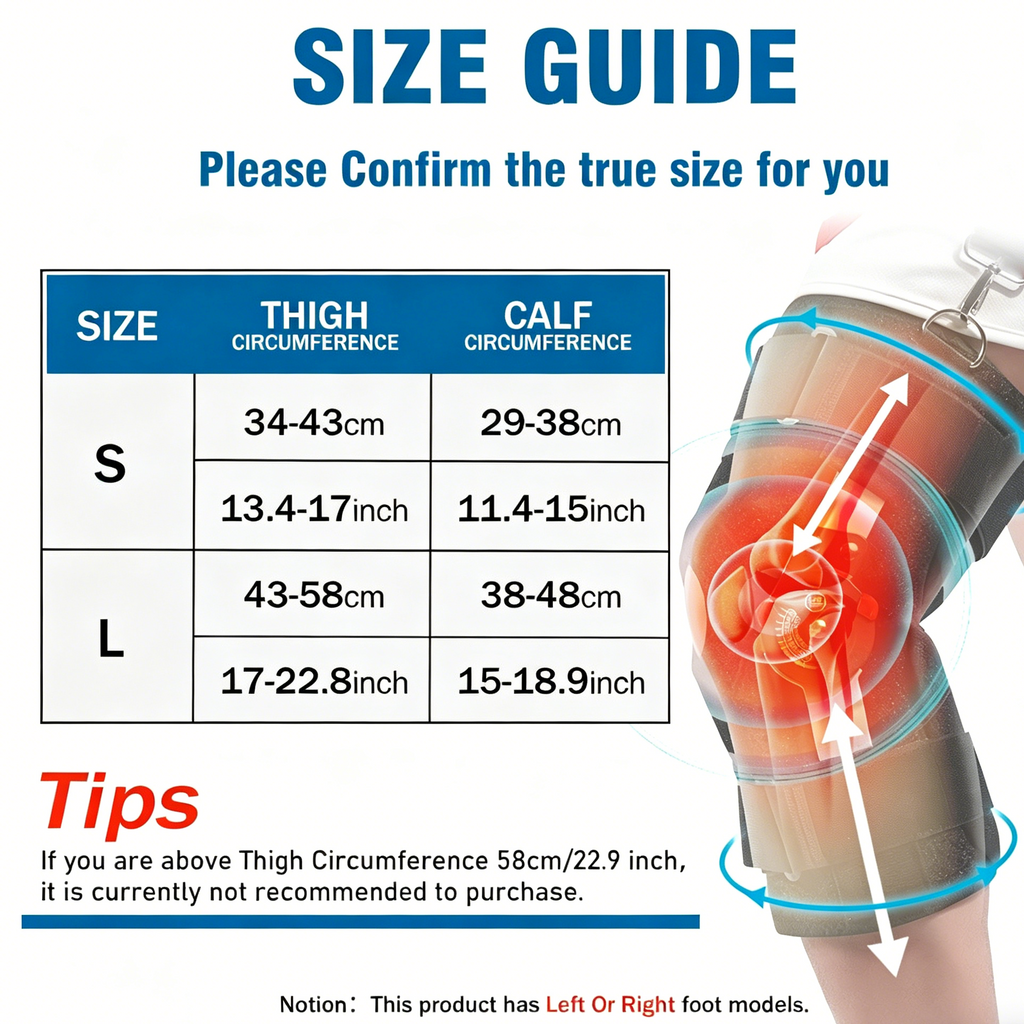 Adjustable sports knee brace