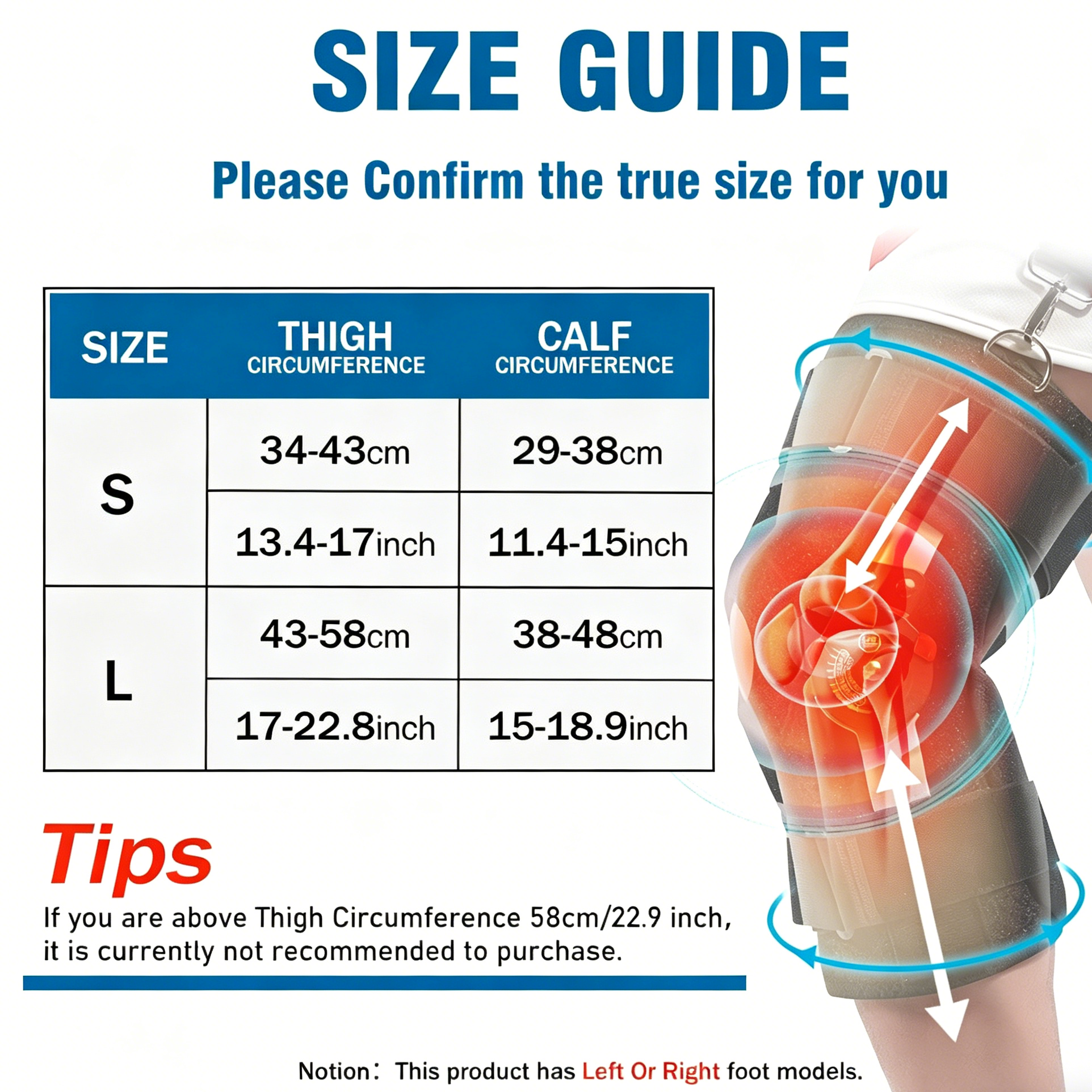 Adjustable sports knee brace